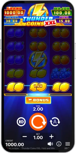 Thunder Coins XXL scorrimento standard